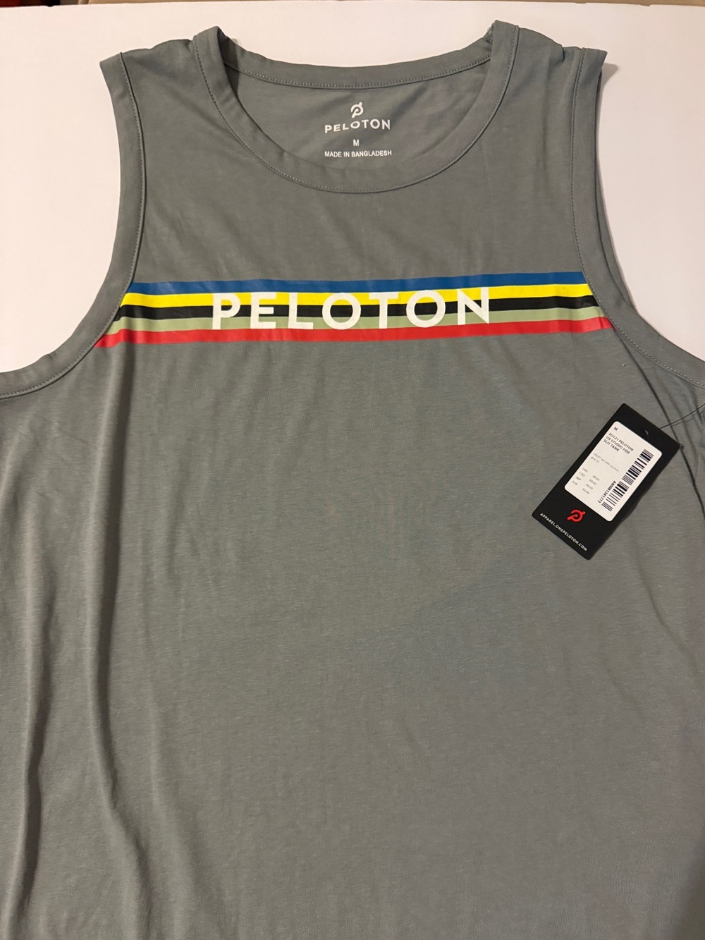 NWT Peloton Studio Side Slit Tank Gray M